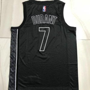 Maillot de Basket #7 Durant Brooklyn Nets 22-23 city authentique Noir